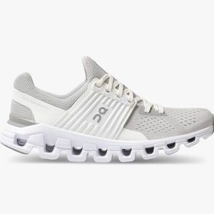 On Running Women's Sneakers in Light Gray and White